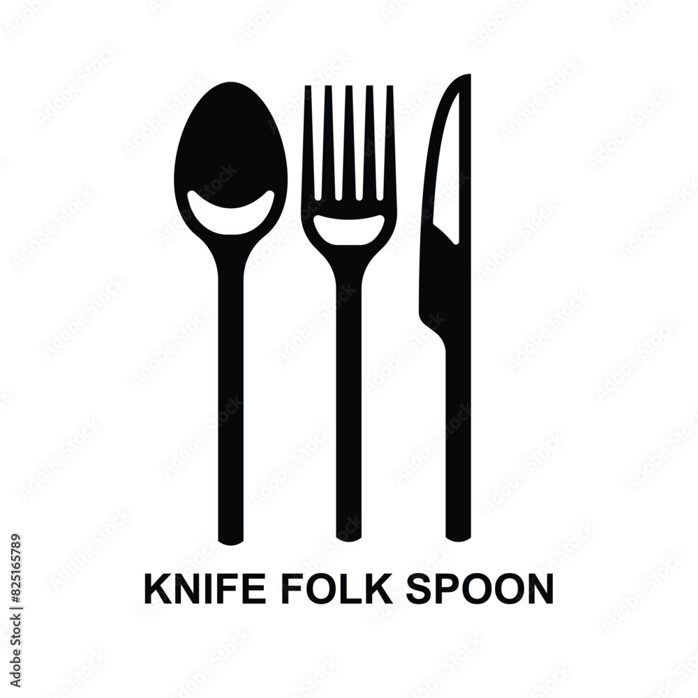 knife folk and spoon cutlery set icon. Cooking icon isolated on background vector illustration. knife folk and spoon cutlery set icon. Cooking icon isolated on background vector illustration.