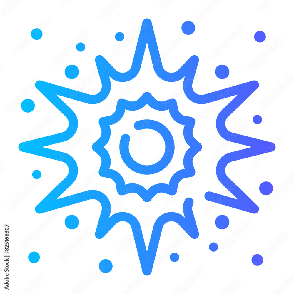 supernova gradient icon