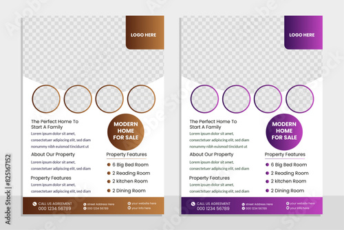 Real Estate Business Flyer Template, Property Sale Flyer Design, Real Estate Poster Design Template, property sale flyer