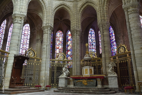 Choeur de la cathédrale de Soissons. France