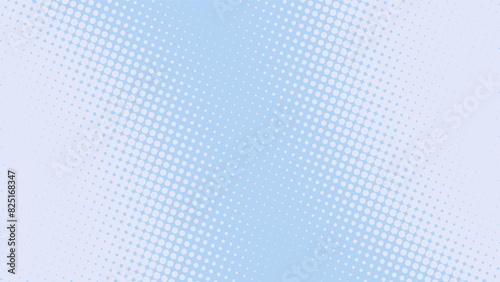 Superhero baby blue background in pop art comic book style. Cartoon halftone backdrop dot design, vector illustration eps10
