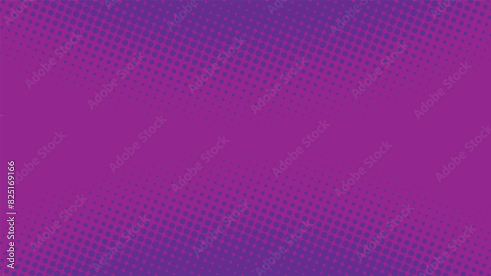 Bright purple dotted retro pop art background in comic book style. Funny superhero backdrop mockup with dotted design, vector illustration eps10 Bright purple dotted retro pop art background in comic book style. Funny superhero backdrop mockup with dotted design, vector illustration eps10