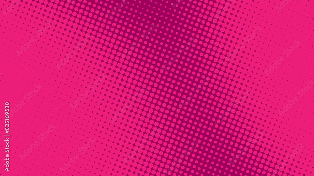Bright magenta dotted retro pop art background in comic book style. Funny superhero backdrop mockup with dotted design, vector illustration eps10 Bright magenta dotted retro pop art background in comic book style. Funny superhero backdrop mockup with dotted design, vector illustration eps10