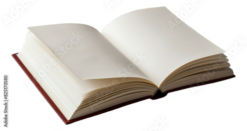 open book isolated on white photo