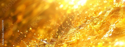 gold shine liquid background