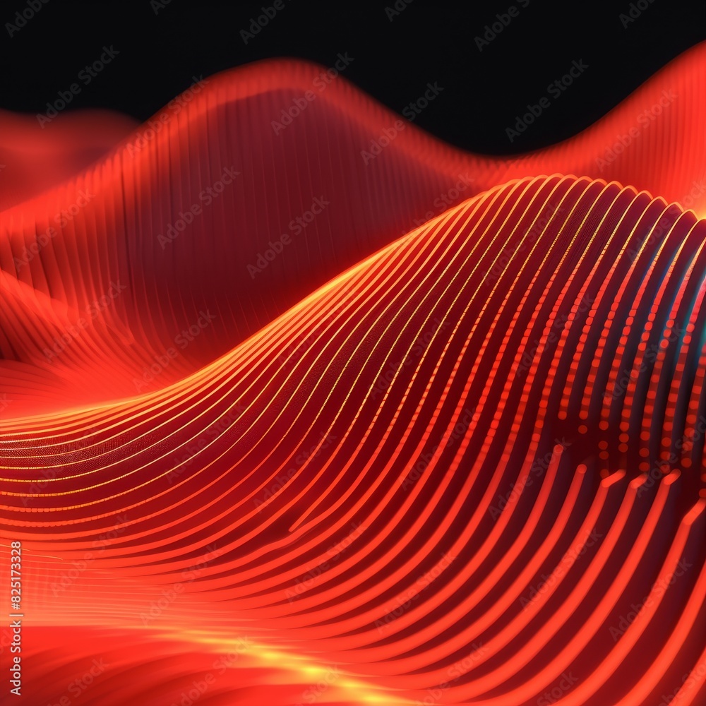 abstract, digital, wave, orange, blue, striped, pattern, background, dark, modern, design, futuristic, technology, geometric, graphic, illustration, 3d, render, art, texture, line, curve, shape abstract, digital, wave, orange, blue, striped, pattern, background, dark, modern, design, futuristic, technology, geometric, graphic, illustration, 3d, render, art, texture, line, curve, shape