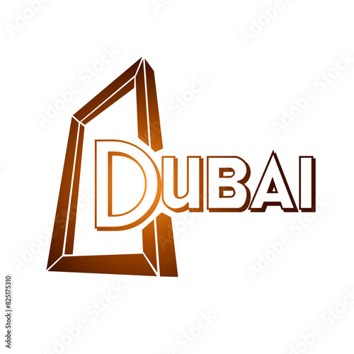 Brown dubai frame