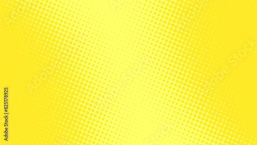 Retro pop art lemon yellow background, vector illustration eps10
