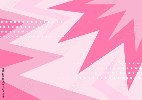 Pop art pink background in retro comic book style with halftone texture. Superhero cartoon fun backdrop design, vector illustration eps10