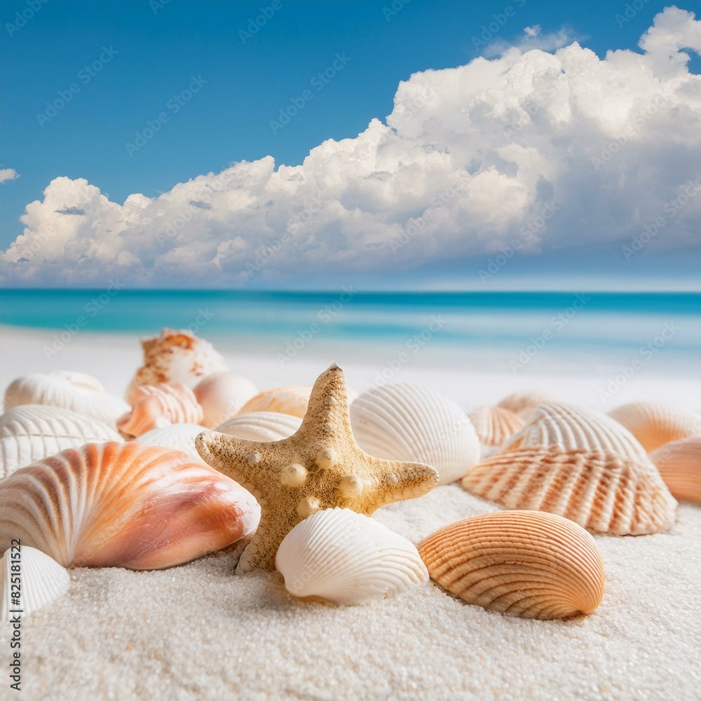 seashells on the beach