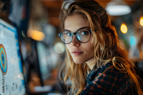 Graphic Designer Crafting a Visually Striking Marketing Campaign A Passionate Professionals Modern