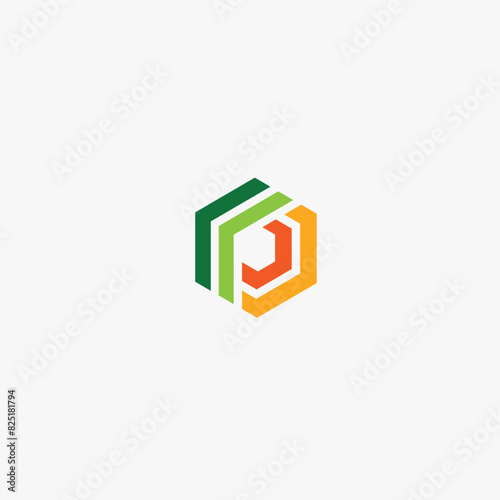 Free Download logo creative P letters polygon bold - GFXLoad