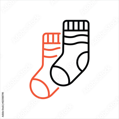Socks vector icon