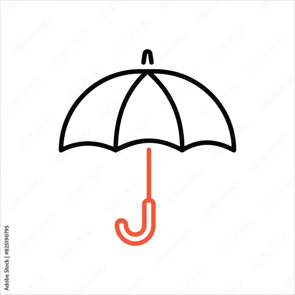 Umbrella vector icon Umbrella vector icon