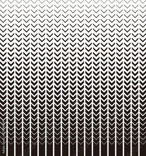 black and white transition pattern effect for background with geometric shape . Vector Format Illustration 