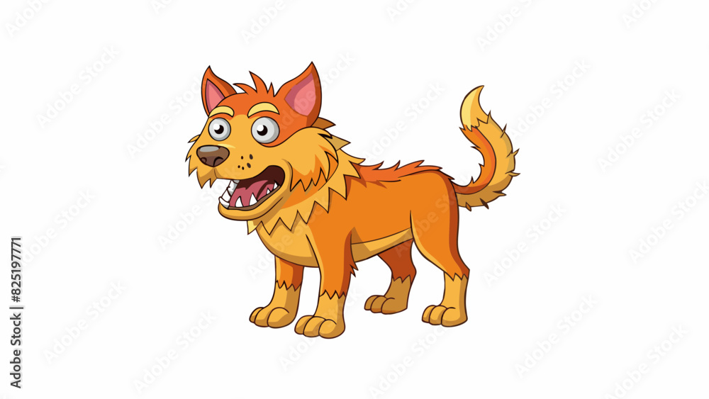A dog can be defined as a domesticated fourlegged animal with fur a tail and sharp teeth. They are often kept as pets and come in different breeds. Cartoon Vector. A dog can be defined as a domesticated fourlegged animal with fur a tail and sharp teeth. They are often kept as pets and come in different breeds. Cartoon Vector.