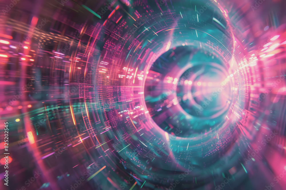 An image on a physics theme in pink and green, blurry, as a background for a slide. An image on a physics theme in pink and green, blurry, as a background for a slide.