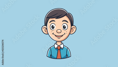 Characteristics Personable attentive detailoriented cheerful. Cartoon Vector.