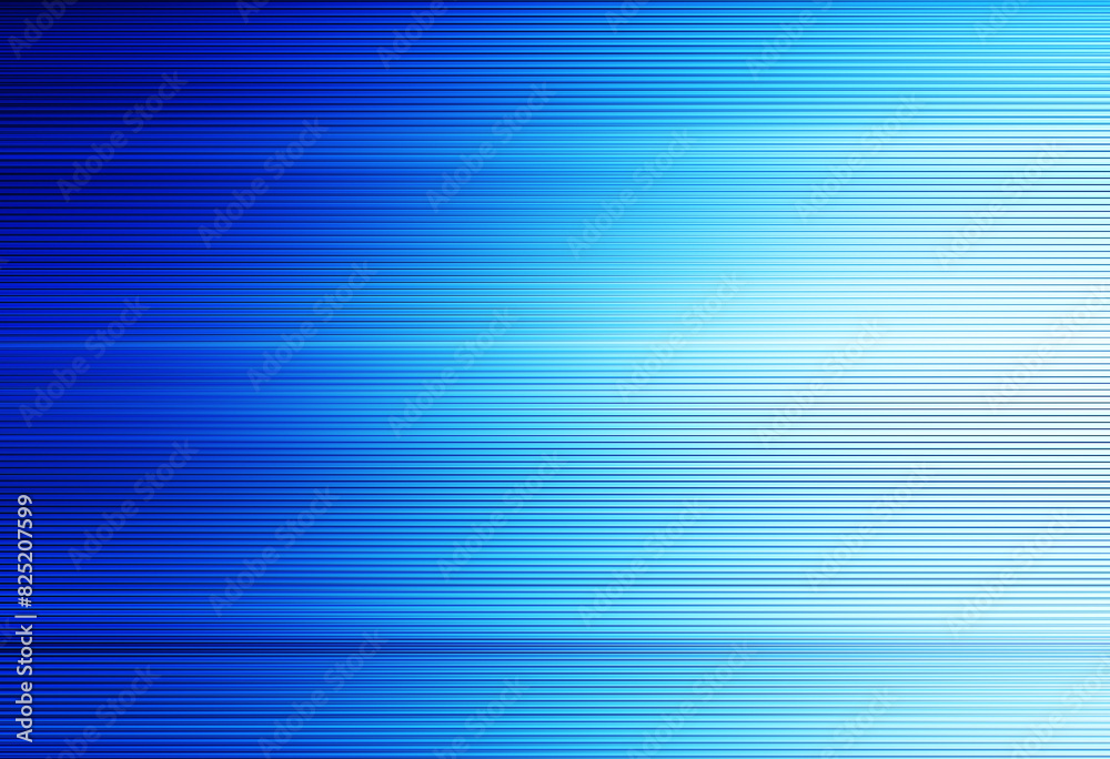 Obraz premium Horizontal abstract blue motion blur backdrop