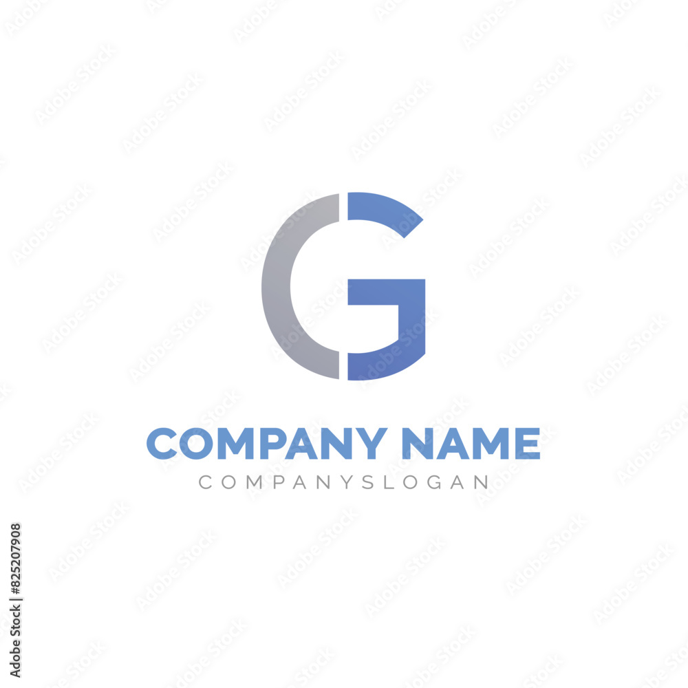 Letter CG logo design, vector logo design Letter CG logo design, vector logo design