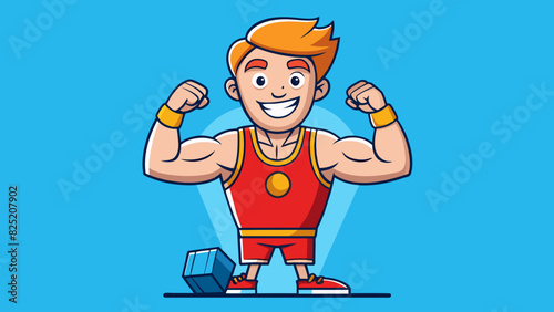  Knowledgeable in their sport. Cartoon Vector.