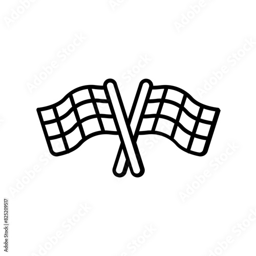 Flags icon. outline icon