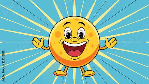 Theres also the friend who is like a ray of sunshine radiating joy and positivity wherever they go. They have an infectious laugh and are always able. Cartoon Vector.