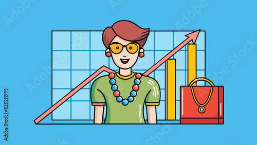 When a popular celebrity wears a certain fashion item the demand for that item can increase significantly. The demand is due to the aspiration to. Cartoon Vector.