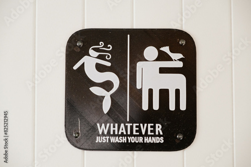 All Gender Bathroom Sign photo