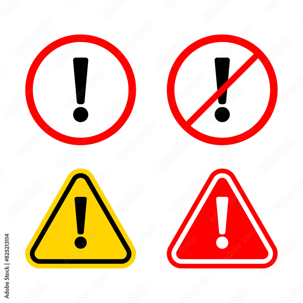 Warning Sign Vector Warning Sign Vector