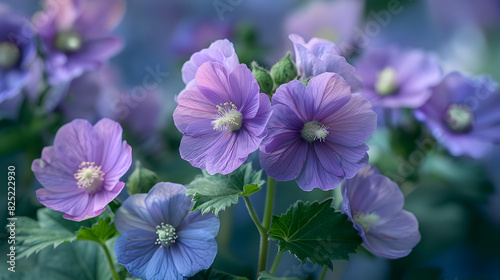 purple flowers in the garden