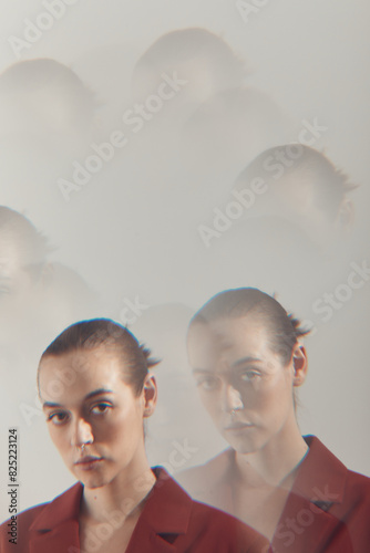 Creative portrait of woman photo