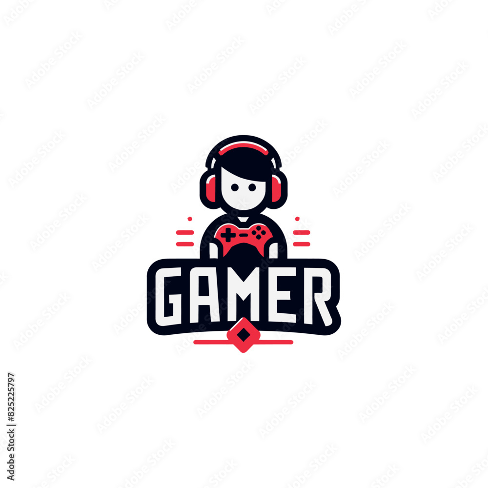 gaming mascot logo design free vector, gaming mascot logo design free vector,