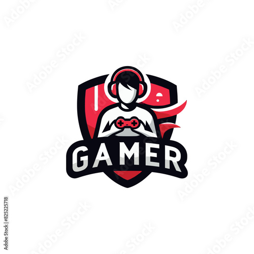 gaming mascot logo design free vector,