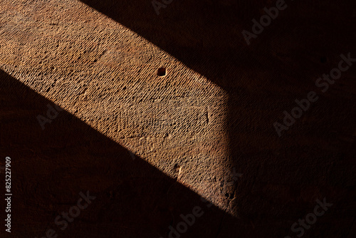 Stone natural texture, Rugged Red Rock Close-Up photo