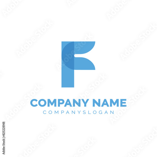 Letter FC logo design, vector logo design 