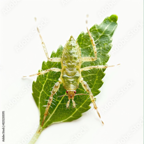 A Jumping Plant Lice in studio, isolated, white background, no shadow, no logo photo