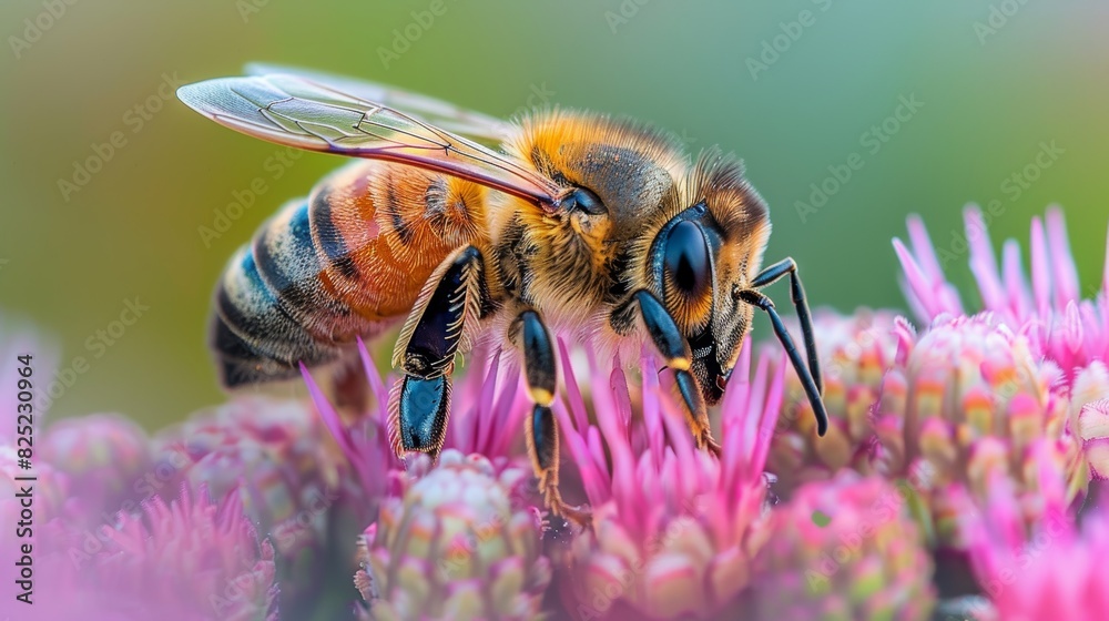 A close-up of a bee pollinating a colorful flower, symbolizing the vital role of pollinators in maintaining biodiversity and supporting sustainable ecosystems. A close-up of a bee pollinating a colorful flower, symbolizing the vital role of pollinators in maintaining biodiversity and supporting sustainable ecosystems.