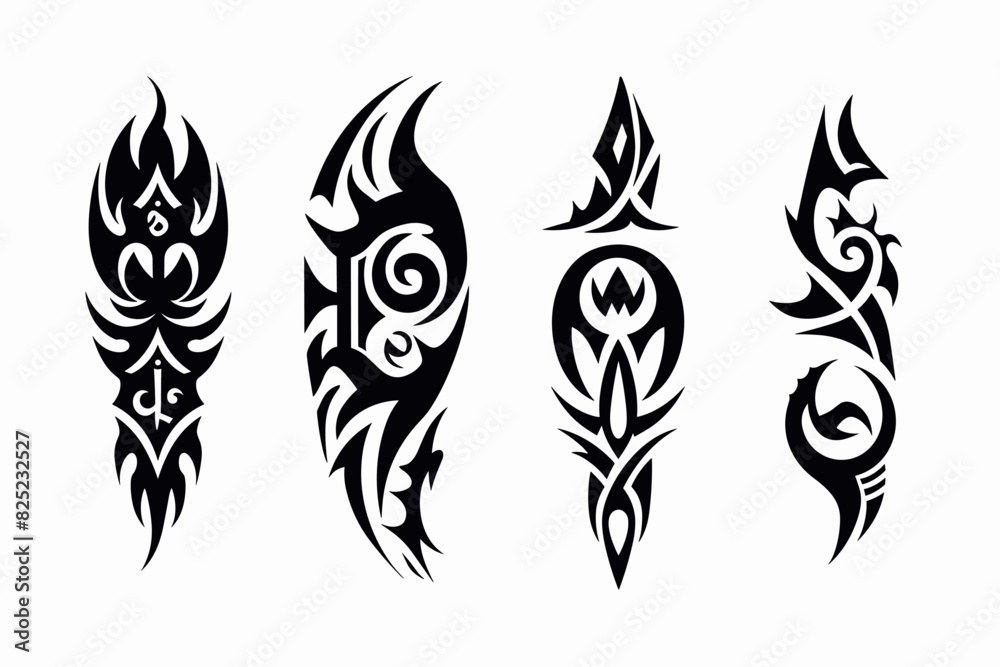 Neo tribal gothic tattoo set, retro futuristic y2k cyber symmetry shapes, vector dark roots branches. Metal music cover print, alien surreal illustration, sword, star grunge clipart. Neo tribal symbol Neo tribal gothic tattoo set, retro futuristic y2k cyber symmetry shapes, vector dark roots branches. Metal music cover print, alien surreal illustration, sword, star grunge clipart. Neo tribal symbol