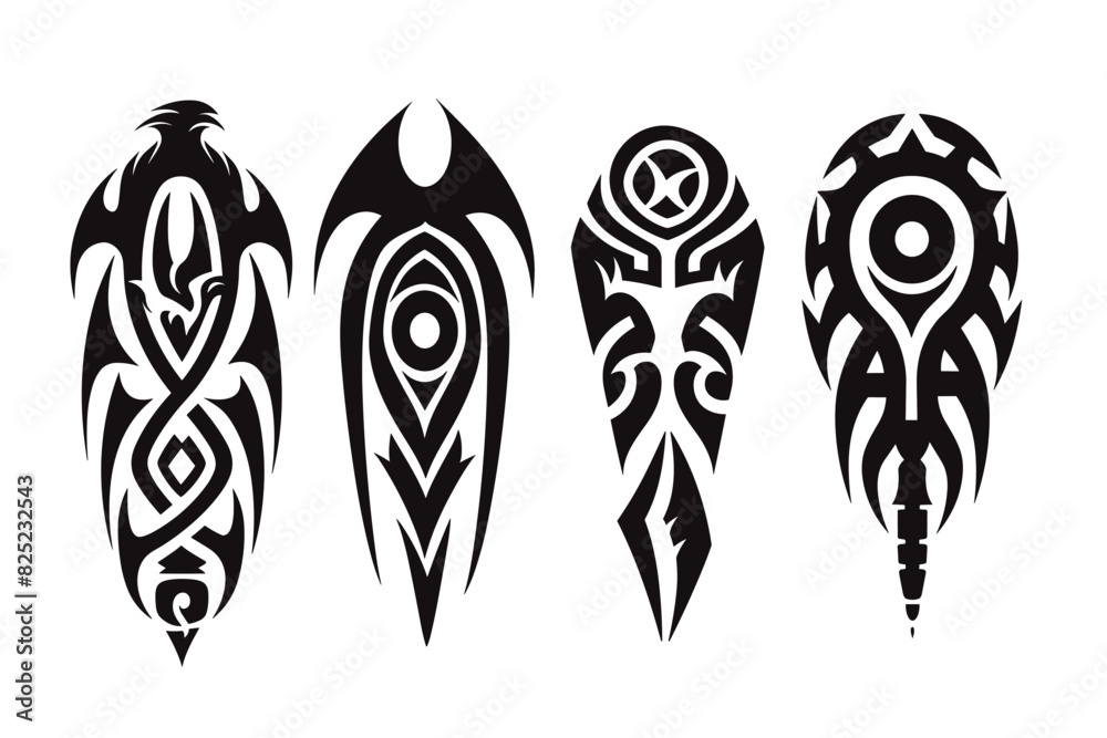 Neo tribal gothic tattoo set, retro futuristic y2k cyber symmetry shapes, vector dark roots branches. Metal music cover print, alien surreal illustration, sword, star grunge clipart. Neo tribal symbol Neo tribal gothic tattoo set, retro futuristic y2k cyber symmetry shapes, vector dark roots branches. Metal music cover print, alien surreal illustration, sword, star grunge clipart. Neo tribal symbol