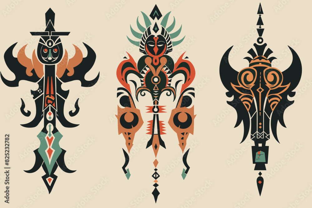 Neo tribal gothic tattoo set, retro futuristic y2k cyber symmetry shapes, vector dark roots branches. Metal music cover print, alien surreal illustration, sword, star grunge clipart. Neo tribal symbol Neo tribal gothic tattoo set, retro futuristic y2k cyber symmetry shapes, vector dark roots branches. Metal music cover print, alien surreal illustration, sword, star grunge clipart. Neo tribal symbol