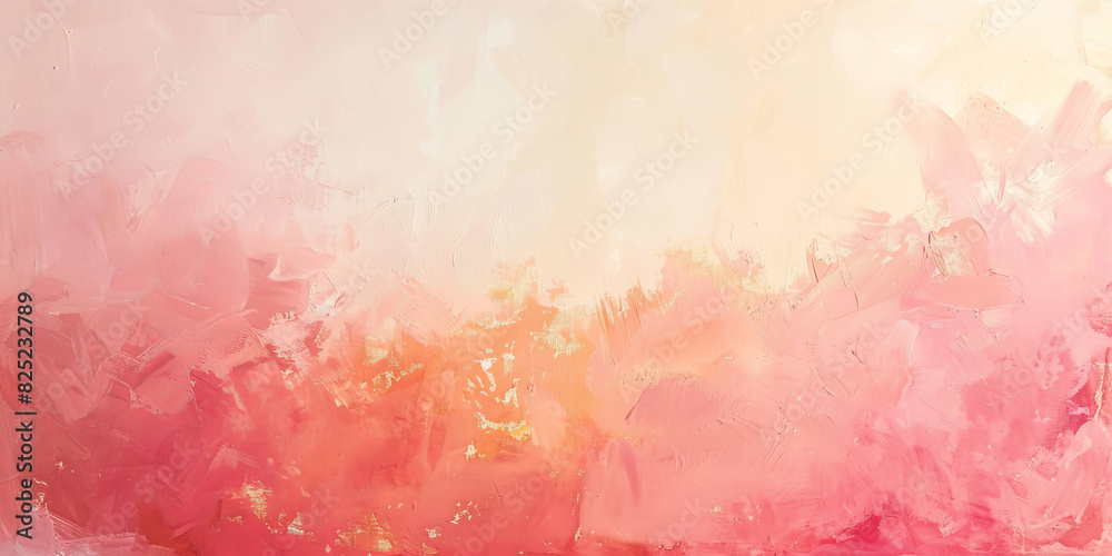 A pink and yellow background with a splash of red A pink and yellow background with a splash of red