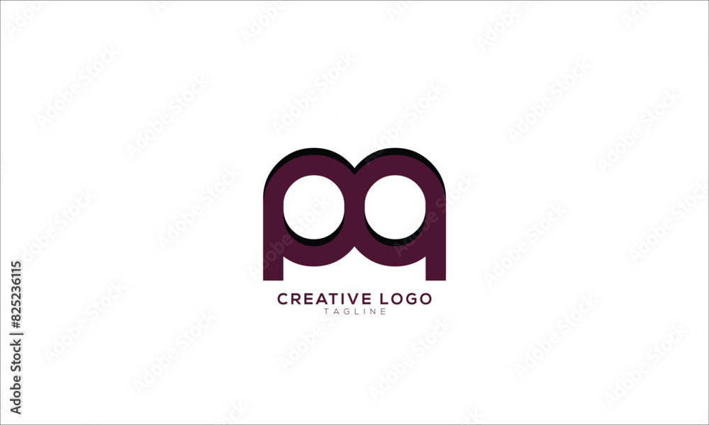PQ Abstract initial monogram letter alphabet logo design PQ Abstract initial monogram letter alphabet logo design