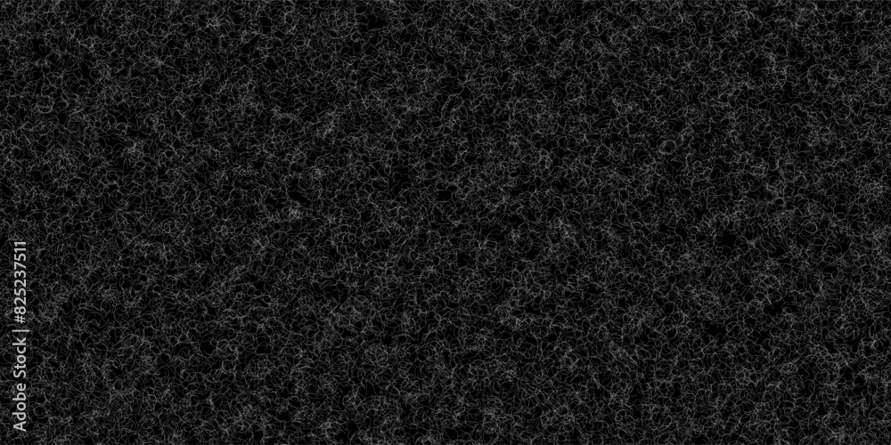 White cat lint on black fabric seamless pattern. Texture of animal fur on a dark background. Close-up of pet hair on clothes. Traces of rabbit or dog shedding on textile White cat lint on black fabric seamless pattern. Texture of animal fur on a dark background. Close-up of pet hair on clothes. Traces of rabbit or dog shedding on textile