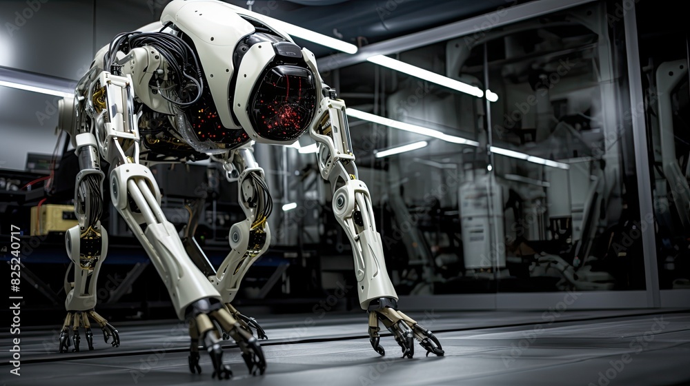 Advanced robotics research lab developing humanoid robots Advanced robotics research lab developing humanoid robots