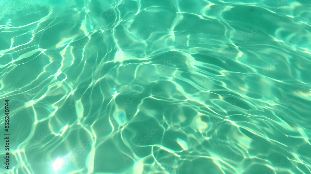Tranquil Aqua Ripples: Serenity of Clear Water