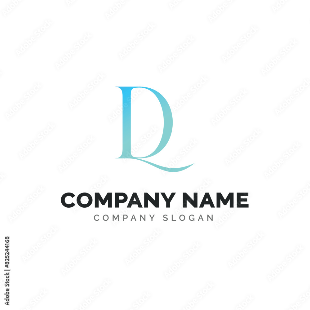 Letter LD logo design, vector logo design 