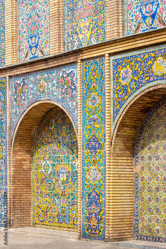Golestan Palace Tilework Detail photo