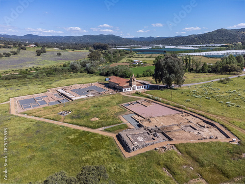 Arucci Turobriga, 1st century Hispano-Roman city, Aroche,Huelva, Andalusia, Spain photo