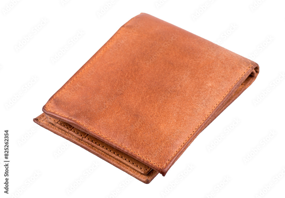 leather wallet isolated on white or transparent background leather wallet isolated on white or transparent background